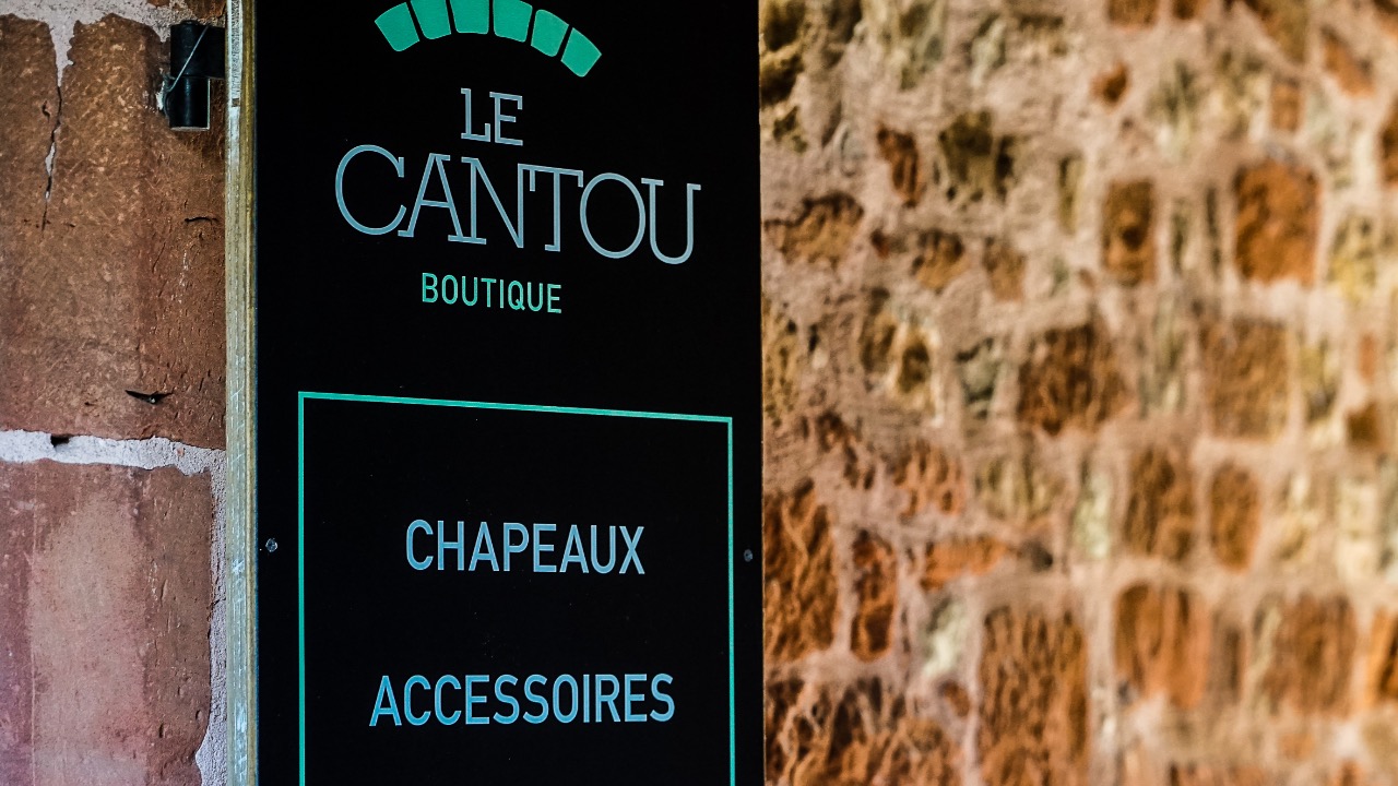 boutique du Cantou Chapeaux Collonges la rouge de 9h30 à 18h00 7 jours / 7