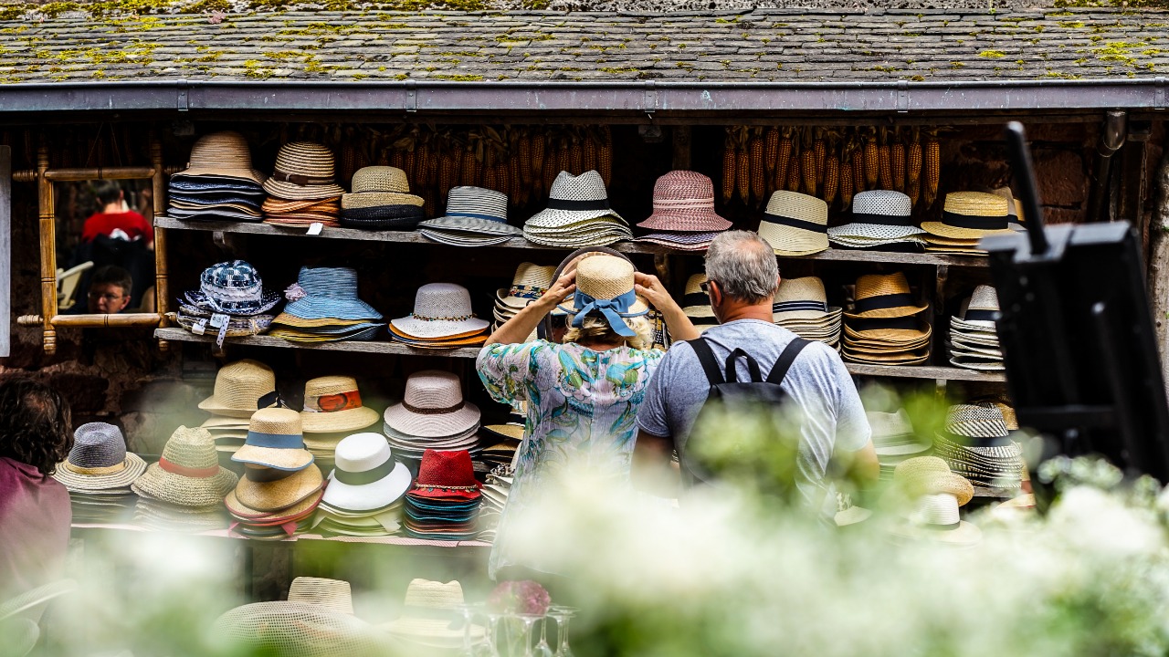 Chapeaux de paille de la Boutique du Cantou